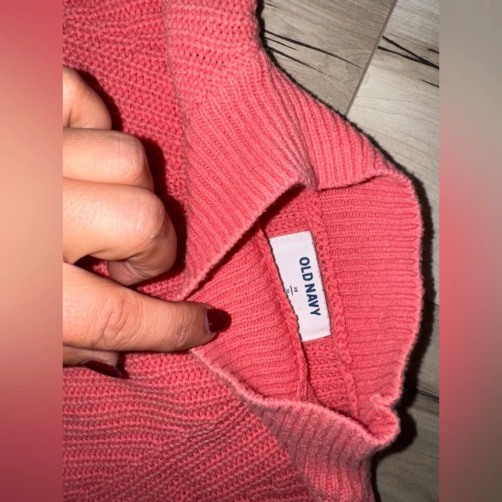 Pink Ribbed Sweater old navy - Picture 2 of 2